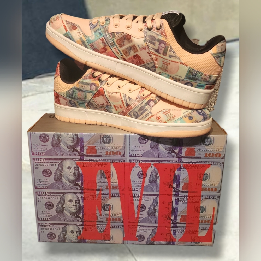 Kito Wares Root of All Evils Dunk Low Sneakers. Size 11. New In Box